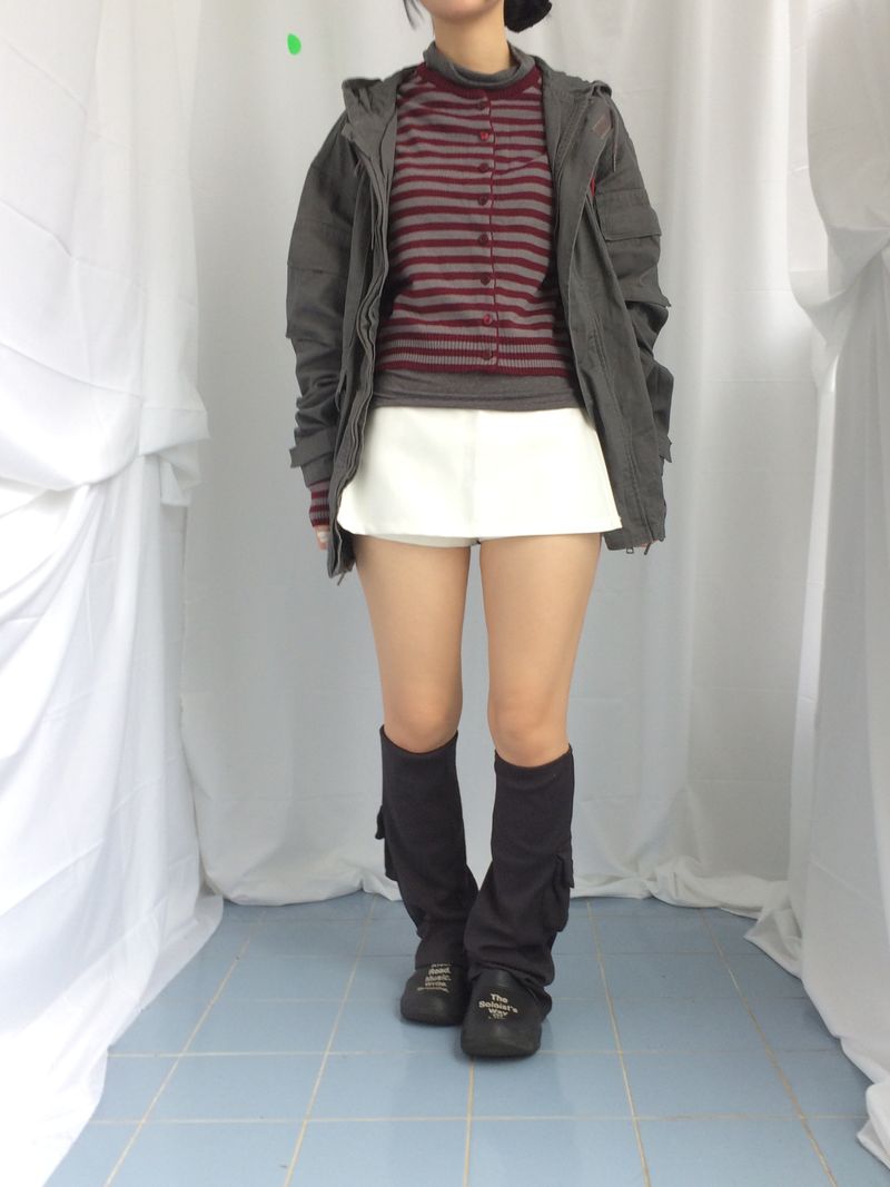 Vintage Pocket Half Bomber Jacket