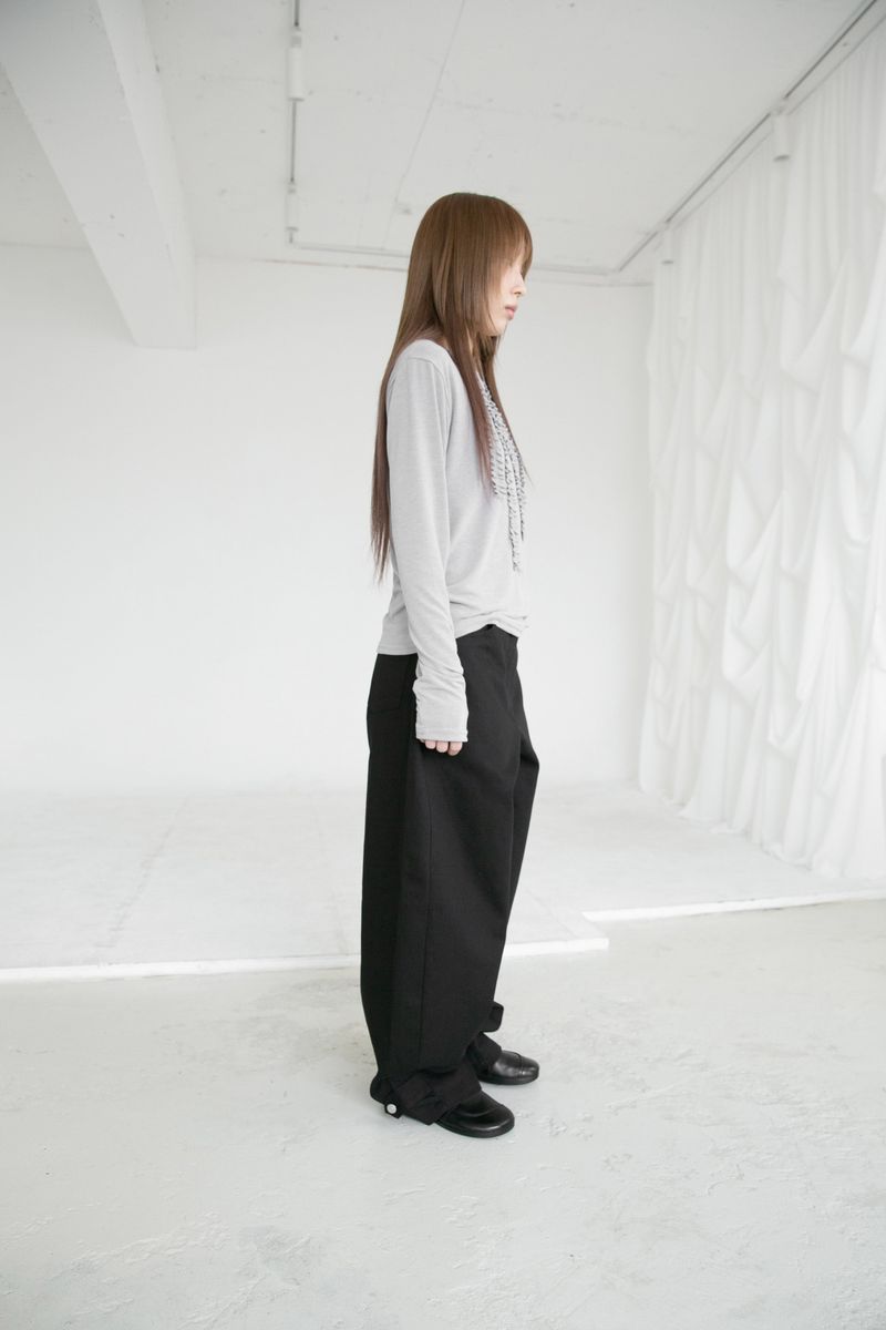 frill rain span top(3colors)