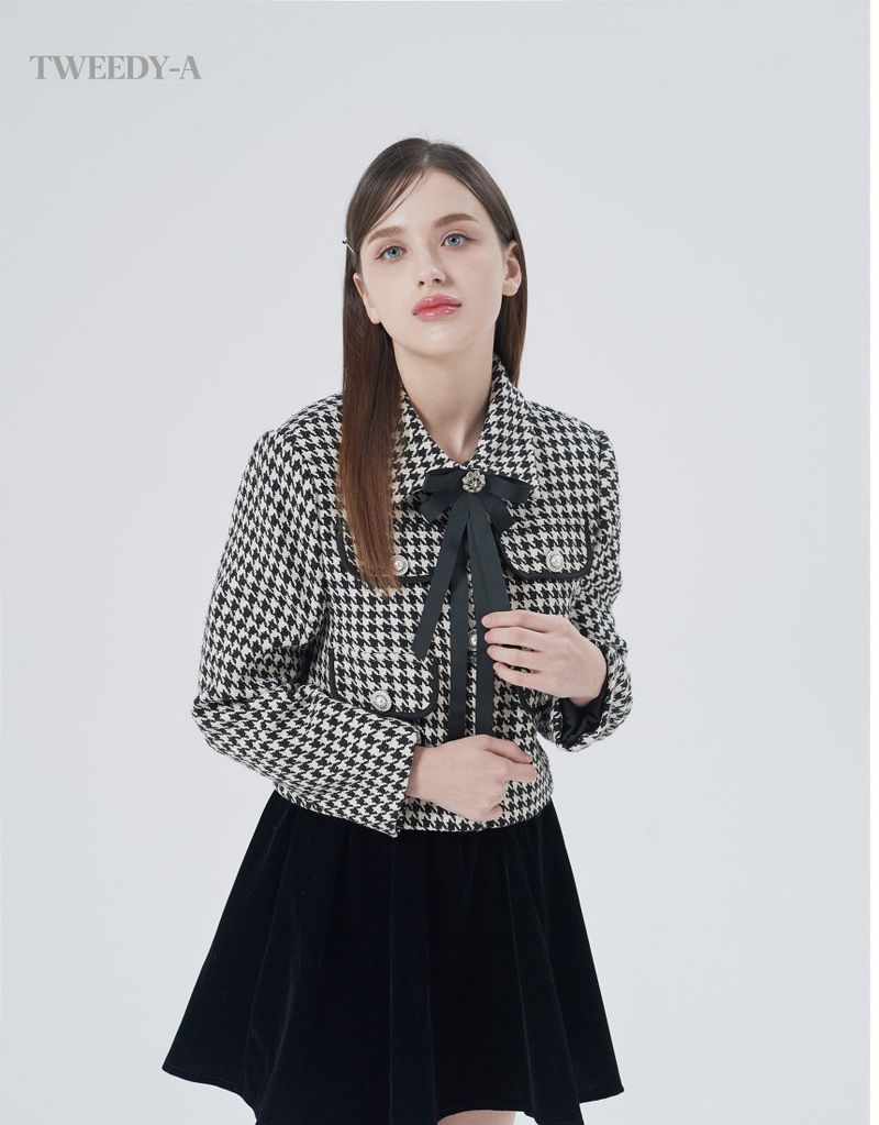 TWEEDY-A（ツウィーディア）の「Hound tweed jacket（Jackets/Outerwear）」