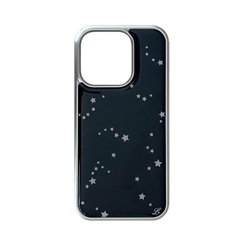 LOVD（ラブド）の「[MADE] スリーニャイトフォンケースブラック (epoxy silver bumper)（スマホグッズ/小物）」