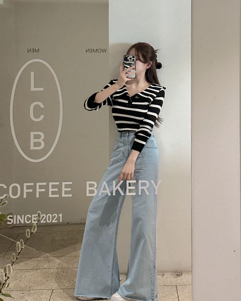 Buten Sailor Collar Knitwear