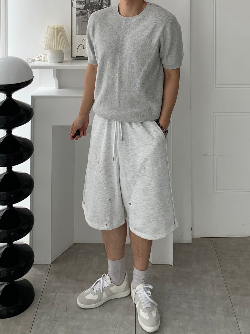 Mensfloor(メンズフロア)の「Point Rivet Bermuda Pants(Pants)」