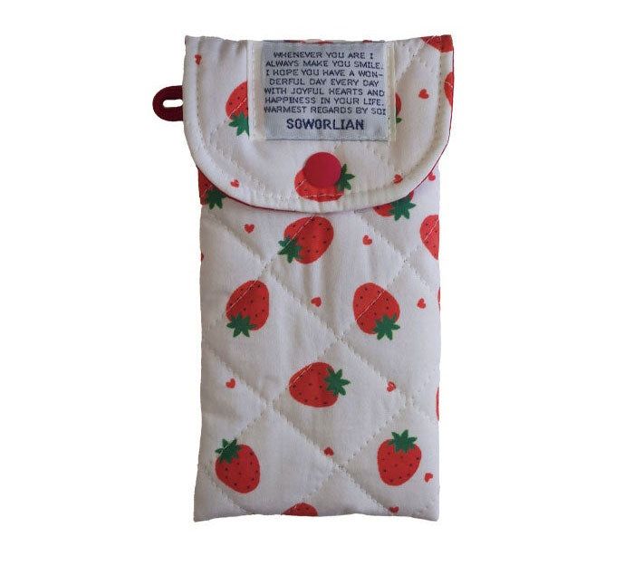 Pencil Pouch_Heart Strawberry