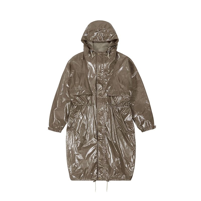 [24SS LSD COLLECTION] Hooded Nylon Raincoat_Brown