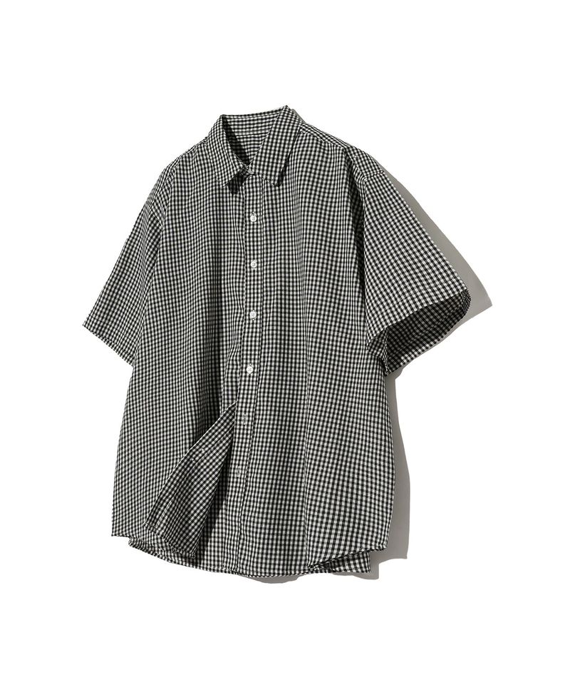 standard error(スタンダードエラー)の「87-STAN072 Classic OverFit Short-Sleeved Gingham Check Shirt(Tops)」