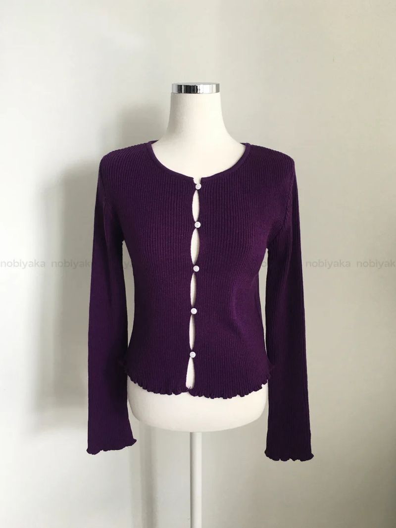 Owen frill cardigan