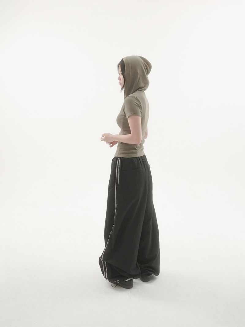 Poke jacquard track pants -3C
