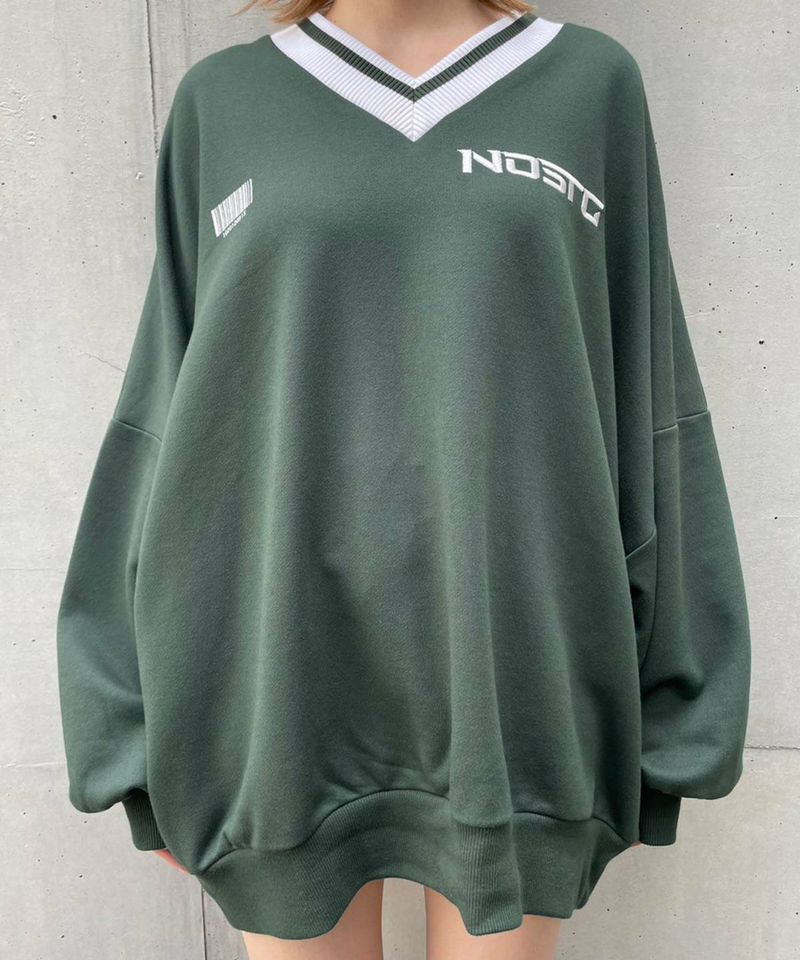 VneckラインリブPO