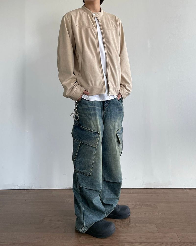 Nova Suede Snap Jacket