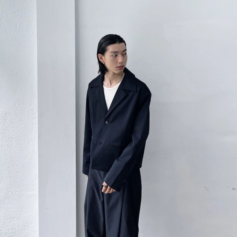 Cropped Tailored Jacket