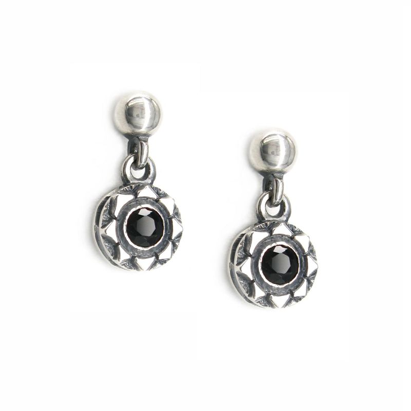 STERLINGWORTH(スターリングウォース)の「SunlightD-1 Black Spinel silver earring(Accessories)」