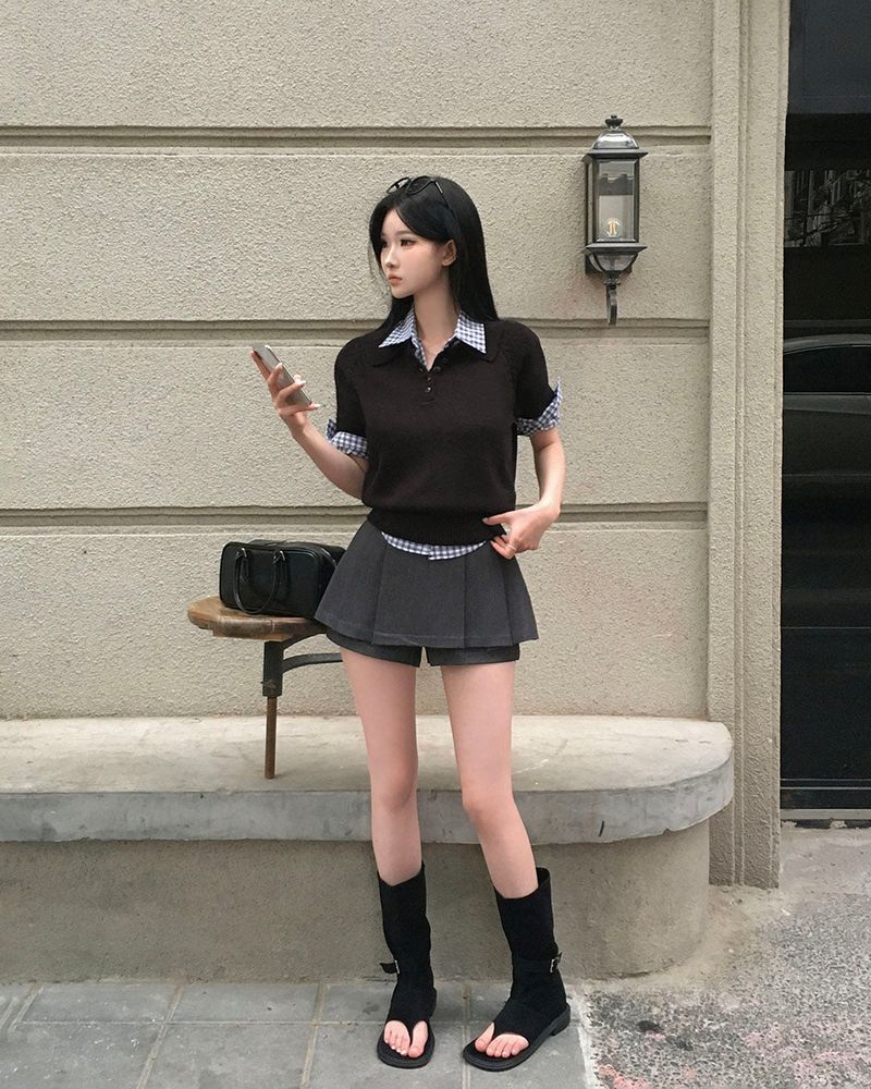 [MADE] Sophia, layered skirt pants