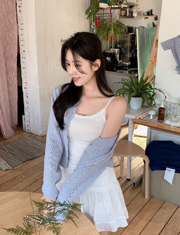 SHOPPERLAND(ショッパーランド)の「Days Lace Frill Layered Sleeveless (2color)(Tops)」