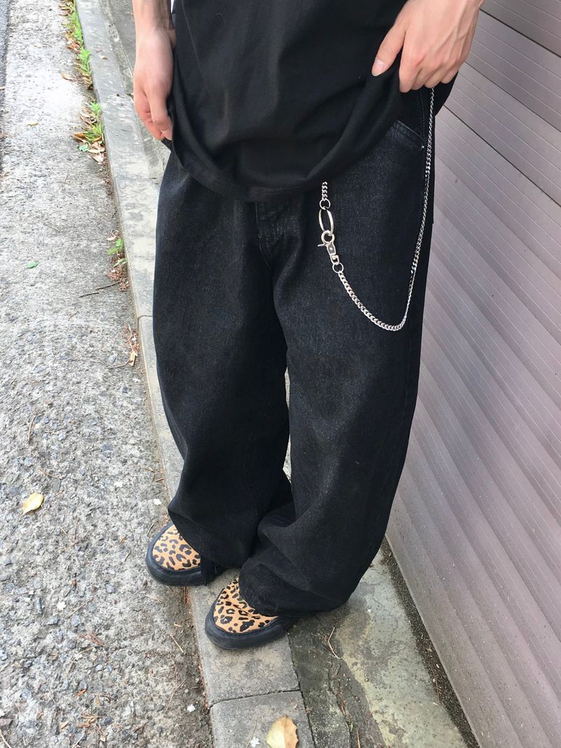 A-N Basic Wide Denim Pants 2C