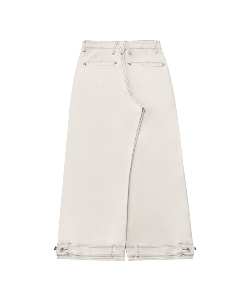 BELTED POCKET COTTON PT SAND RAW