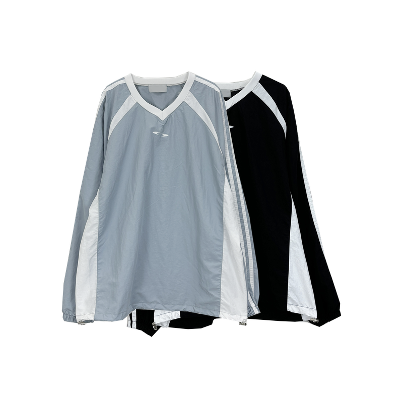 twin nylon sweatshirt