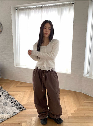 Frill knit cardigan(3color)