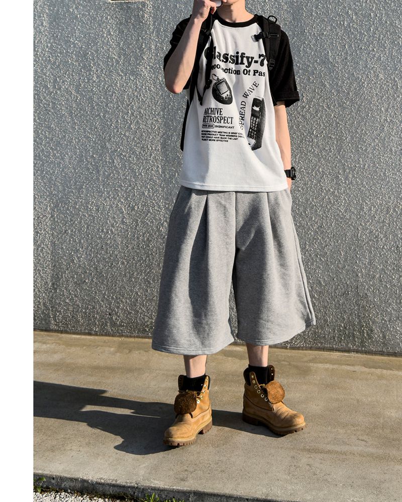 Ragiv Graphic Raglan Knit Short Sleeve