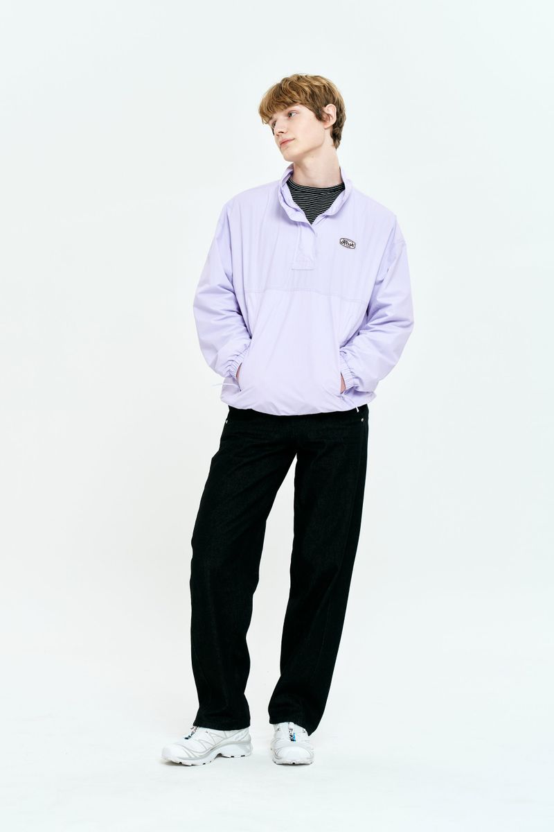 UNI LOGO WAPPEN ANORAK [LAVENDER]