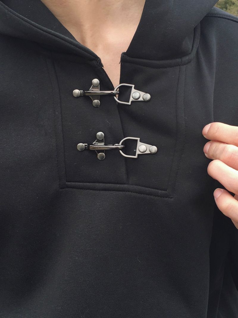 Gent Buckle Hooded Man-to-Man 2C