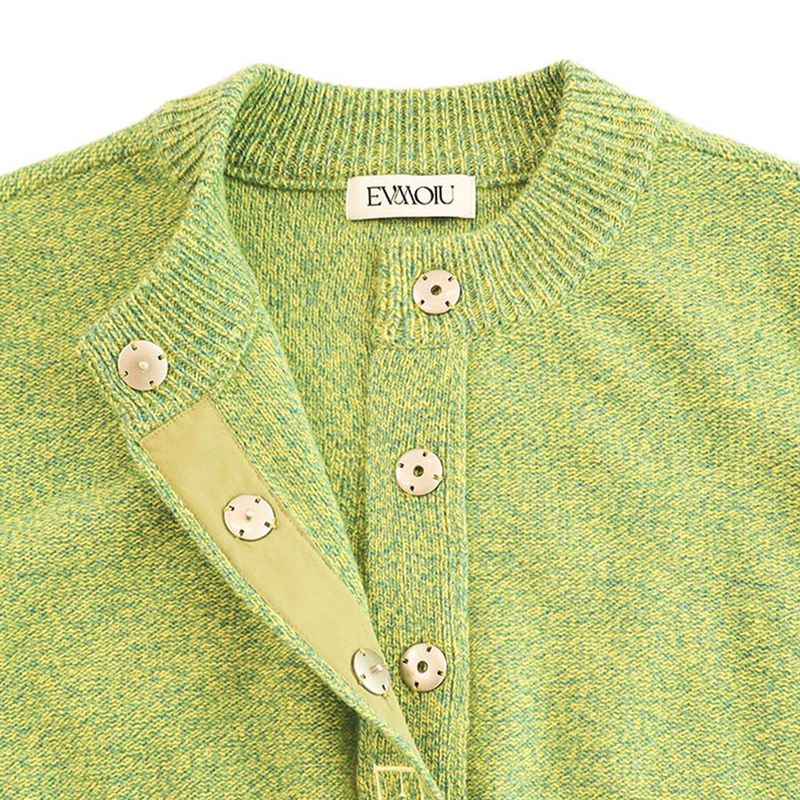 ALPACA SLIM CARDIGAN - MINT GREEN