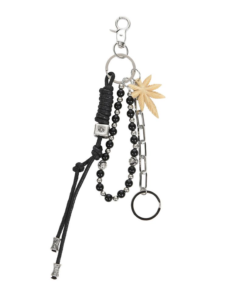 RESSAC（レサック）の「Marseille breeze leafbone keyring black（Toys/Key Holders）」
