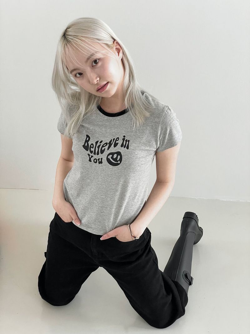 Arco iris（アルコイリス）の「Believe smile crop t（Tops）」