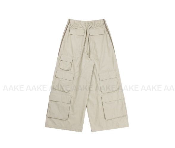 CURVED TRACK NYLON PANTS