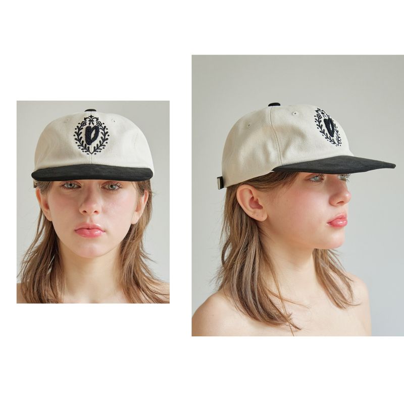 [MADE] Doyoubi Signature Vintage Crown Ball Cap [Cream]