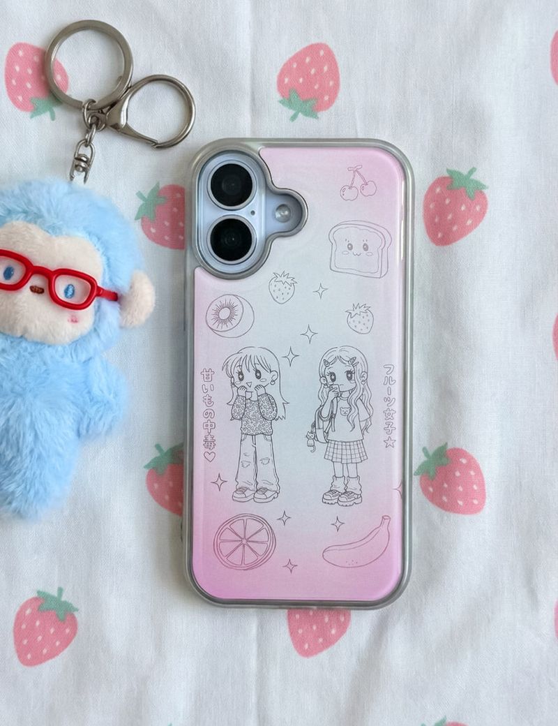 ziment(ジメント)の「【MADE】フルーツガールズエポキシ―ケース(スマホグッズ/小物)」