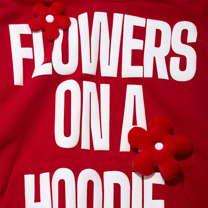 HADES FLEURS RED HOODIE