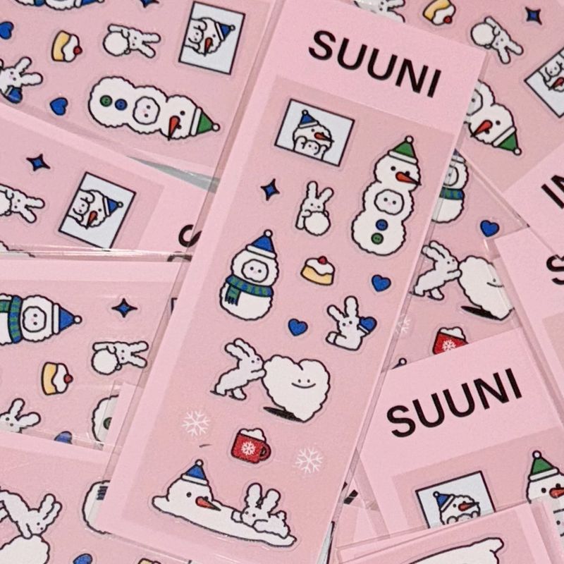 sticker 07 - snowman