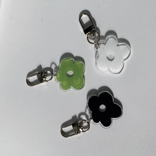 Flower for M key ring