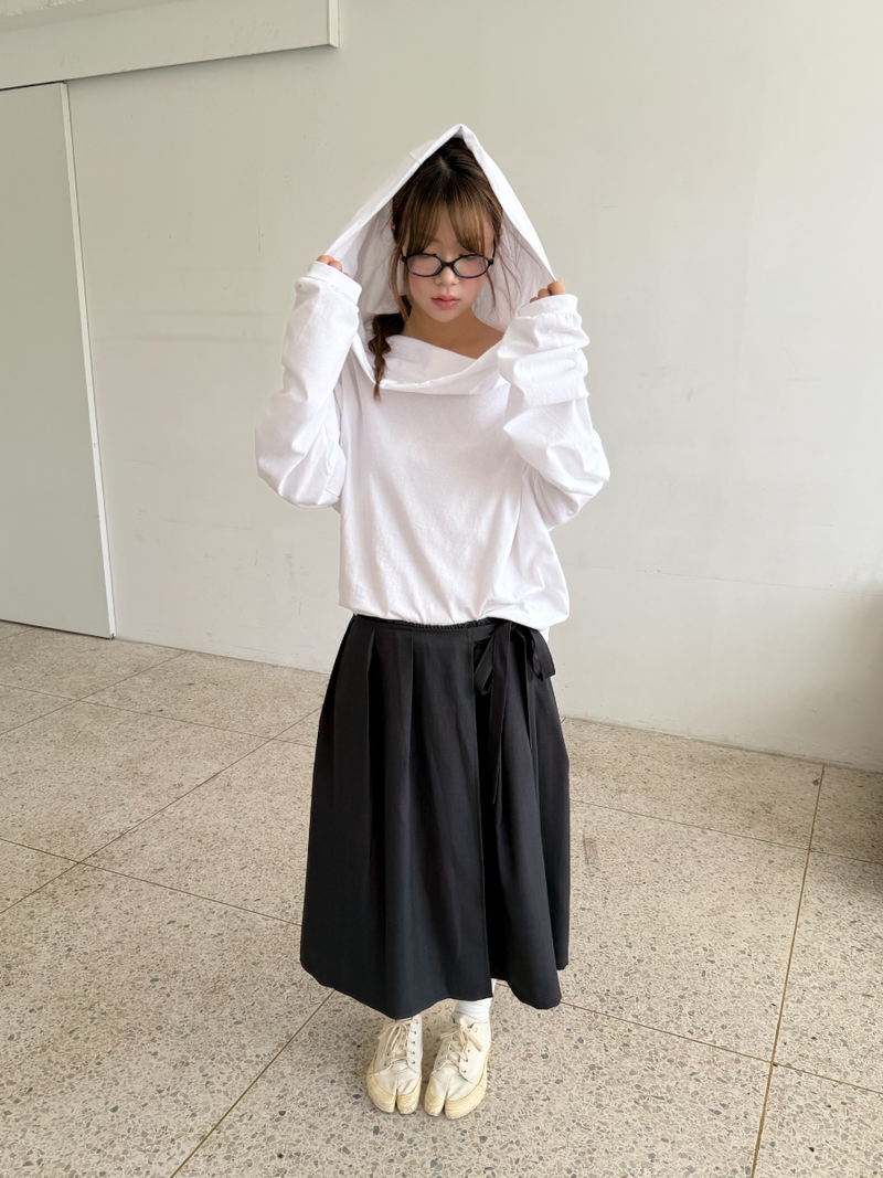 another language(アナザーランゲージ)の「wrap skirt + pleats pants(Pants)」