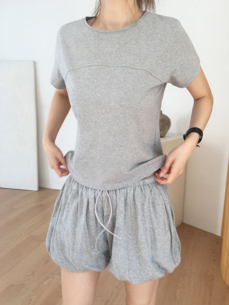 Pie semi crop T