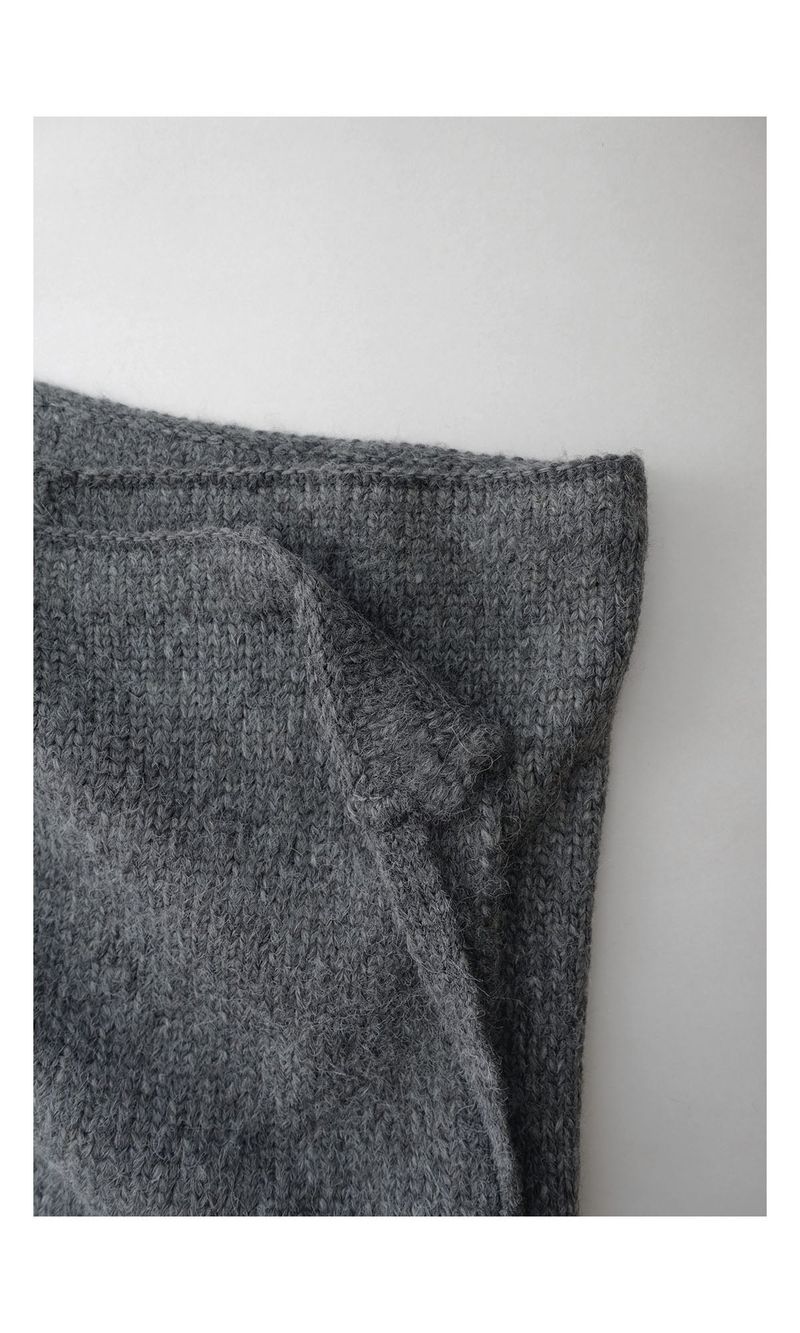 vase knit wrap skirt (2C)
