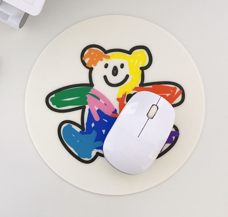MOUSE PAD_COLORFUL BEAR