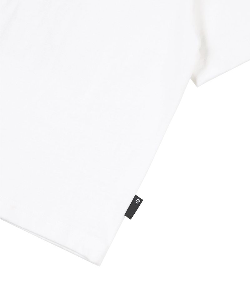 FURR EVER FRIEND Crop T-Shirt in Off White