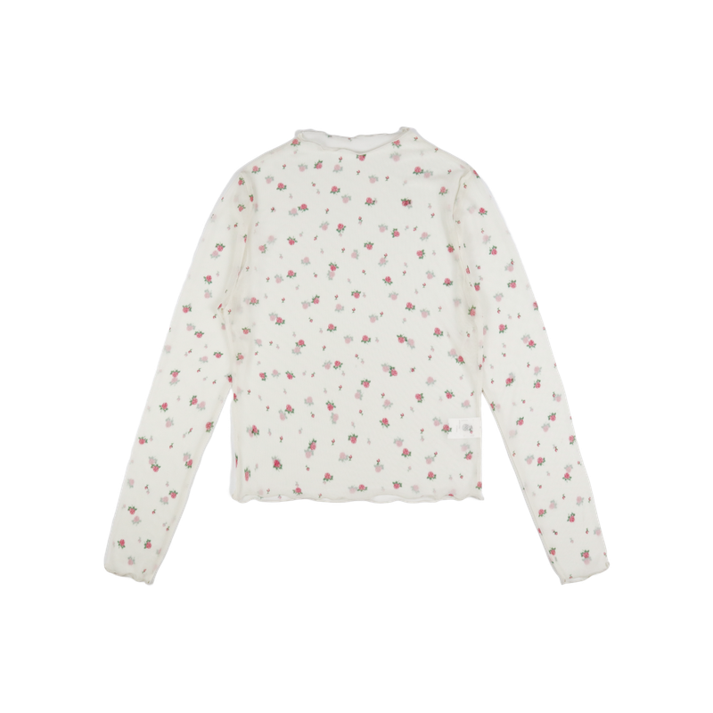 ROSE MESH TOP (2 COLORS)