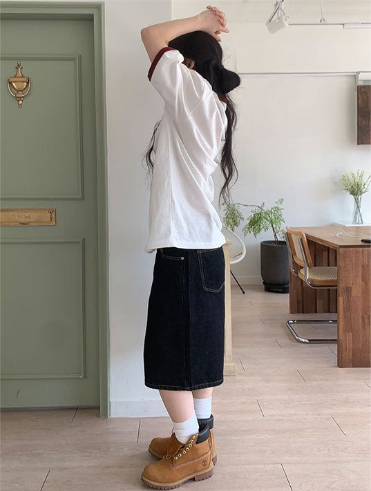 RAW BERMUDA JEANS