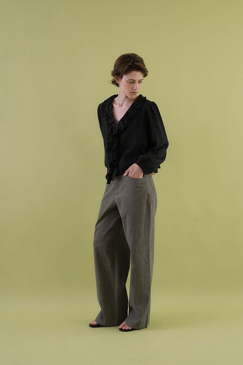 Elen ruffle blouse