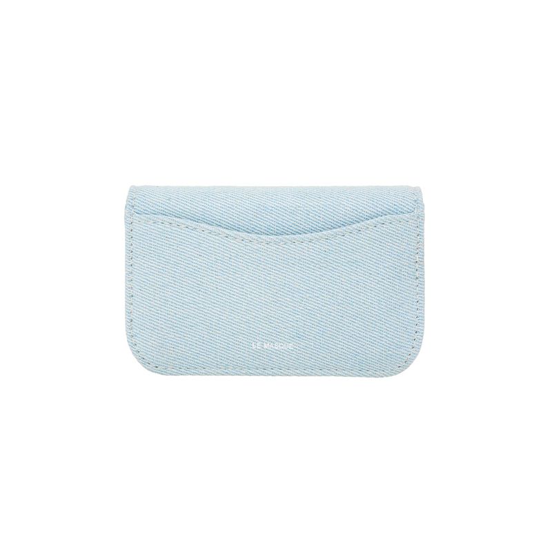 ハートロックコンパクトカードウォレット light denim