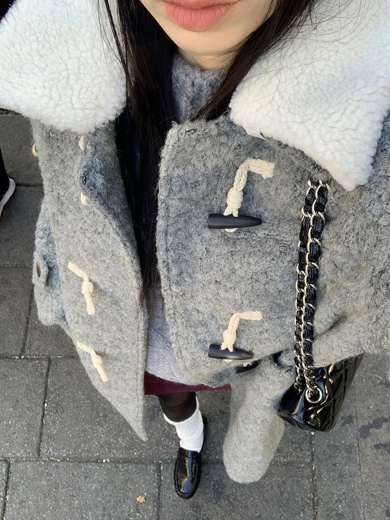 [MADE] ROIT WOOL ALPACA HANDMADE SHEARLING KARA COAT