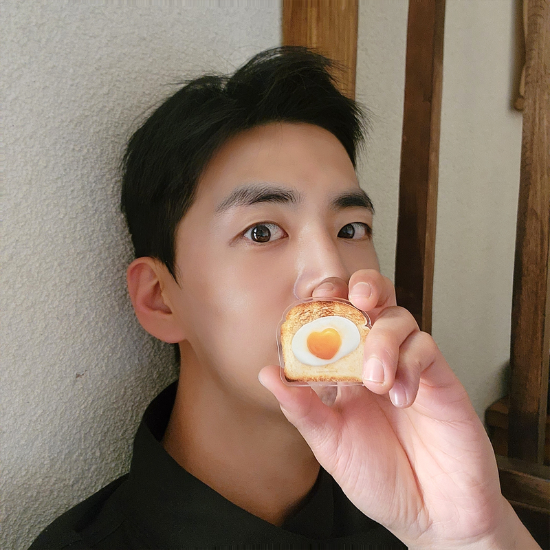 toast bread 4types food smart tok(sticker type)