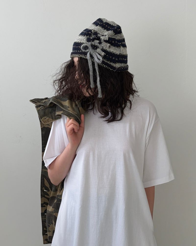 Ruffle Boxy Pocket Tee