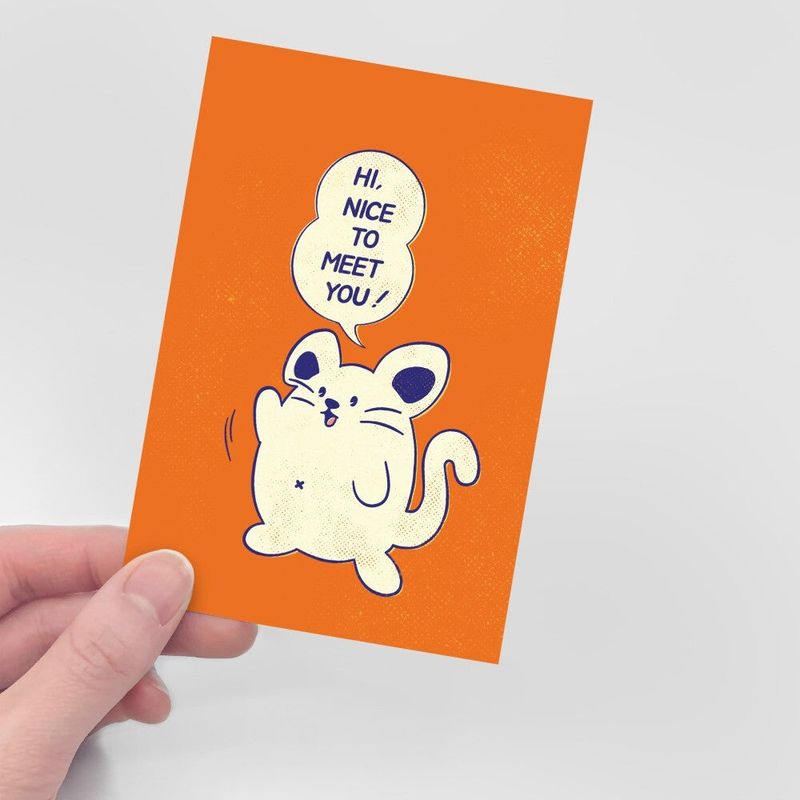 COMIC MOUSE POST CARD