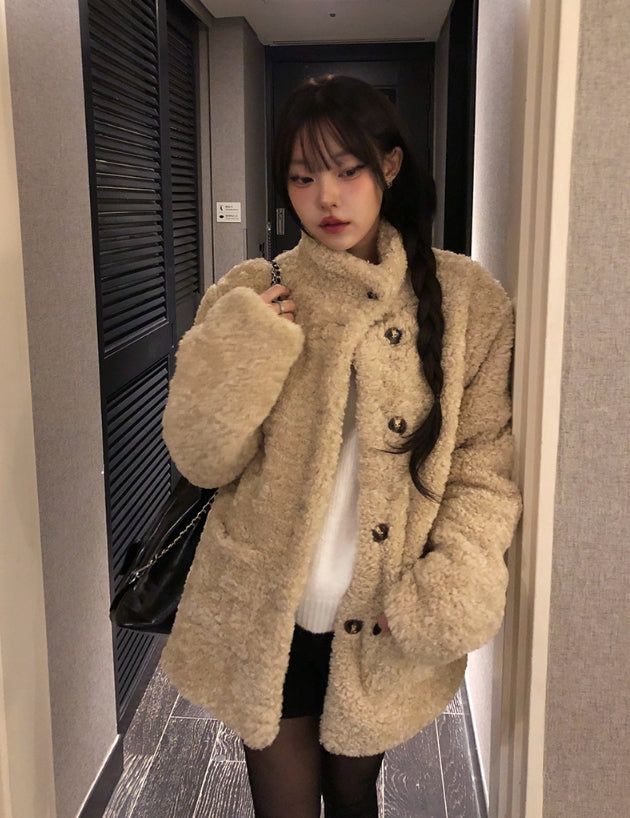 anyonemore（エニーワンモアー）の「[MADE/Quilted Lining] Manu Fluffy Fur Half Quilting Coat（Jackets/Outerwear）」