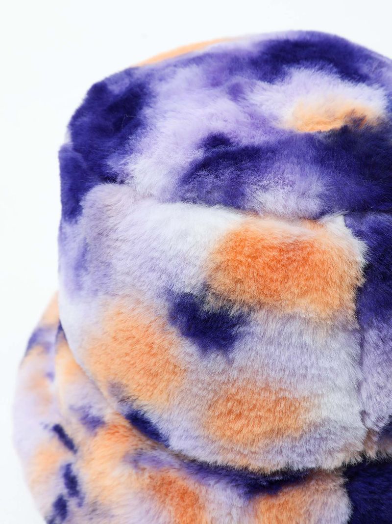 Purple Pansy bucket hat