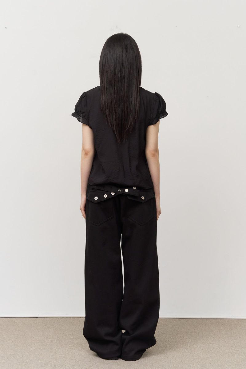 L Back Curved Pants