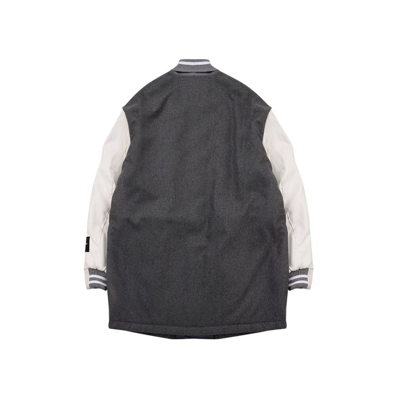 Reversible Wool-Blend Varsity Coat